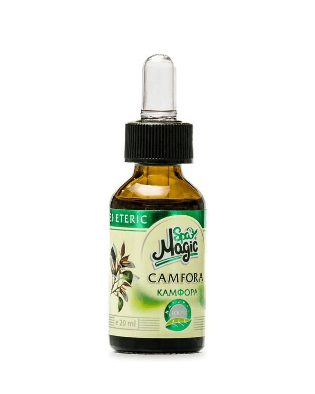Ulei esențial de camfor Magic SPA, flacon brun de 20 ml cu picurător