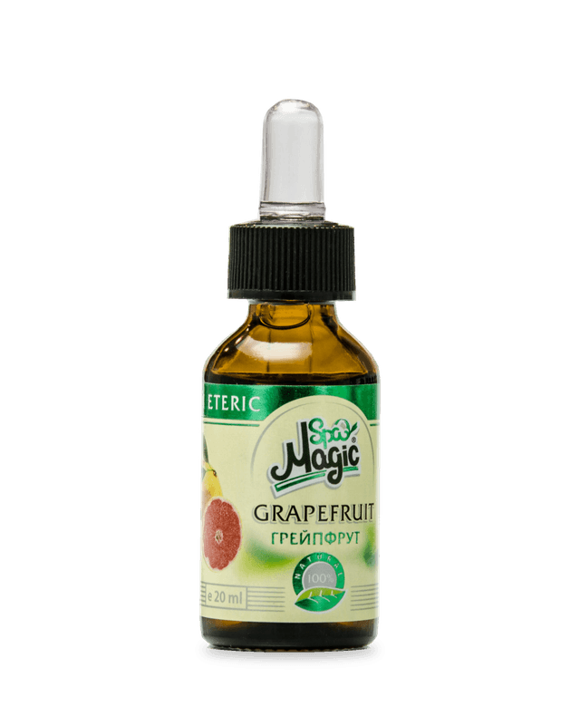 Ulei esențial de grapefruit Magic SPA, flacon brun de 20 ml cu picurător
